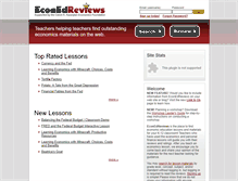 Tablet Screenshot of econedreviews.org
